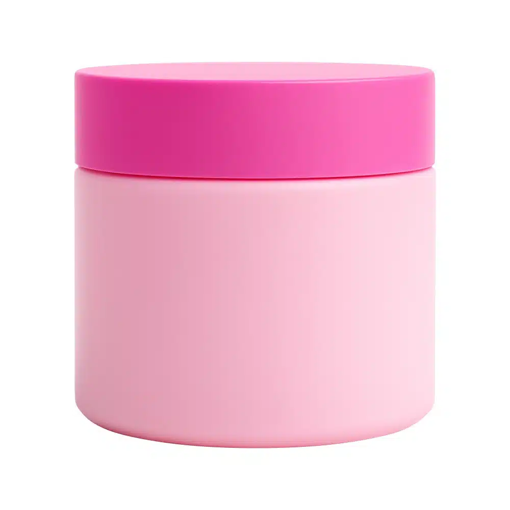 Pote 300grs Rosa c/ tampa rosa