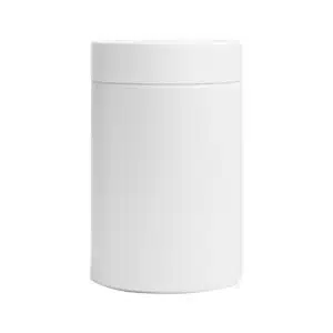 Pote 1kg Branco c/ tampa Branca