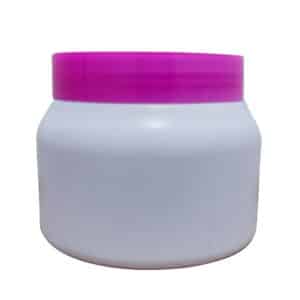 Pote 300g branco e tampa hot dourado