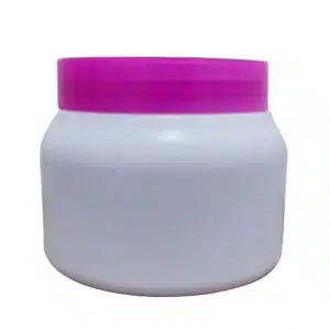 Pote 300g branco e tampa hot dourado