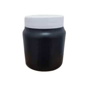 Pote 300grs Preto c/ Tampa branca