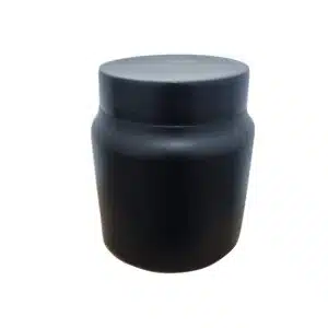 Pote 300grs Preto c/ tampa preta