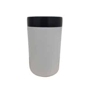 Pote 1kg Branco c/ tampa preta