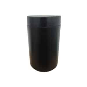 Pote 1kg Preto c/ tampa Preta
