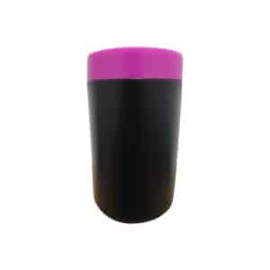 Pote 1kg Preto c/ tampa Rosa
