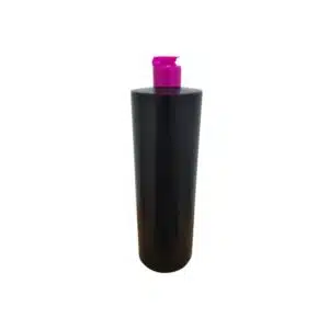 Frasco Preto c/ Tampa Rosa
