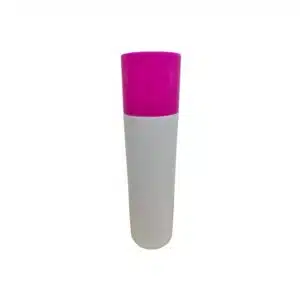 Frasco Branco 300ml c/ Tampa Rosa
