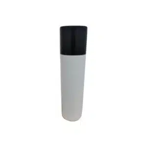 Frasco Branco 300ml c/ Tampa Preta