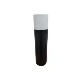 Frasco Preto 300ml c/ Tampa Branca