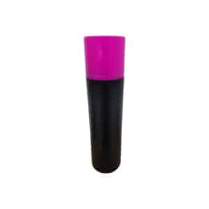Frasco Preto 300ml c/ Tampa Rosa
