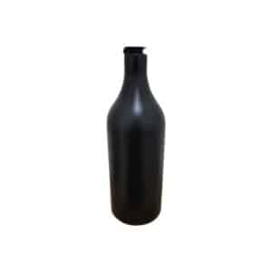 Frasco Preto 300ml c/ Tampa preta