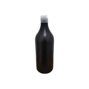 Frasco Preto 300ml c/ Tampa Natural