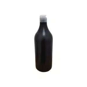 Frasco Preto 300ml c/ Tampa Natural