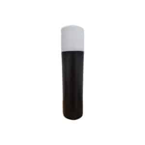 Frasco Preto 300ml c/ Tampa Big Disk Top Branca