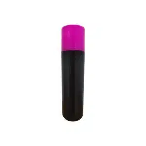 Frasco Preto 300ml c/ Tampa Big Disk Top Rosa