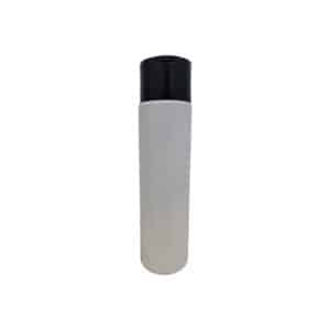Frasco Branco 300ml c/ Tampa Big Disk Top Preta