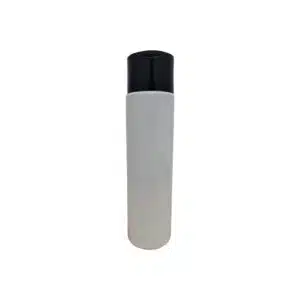 Frasco Branco 300ml c/ Tampa Big Disk Top Preta