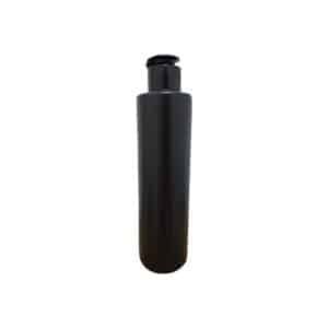 Frasco Preto 300ml c/ Tampa Preta FlipTop