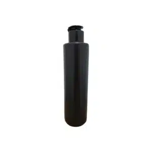 Frasco Preto 300ml c/ Tampa Preta FlipTop