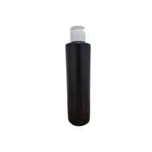 Frasco Preto 300ml c/ Tampa branca FlipTop