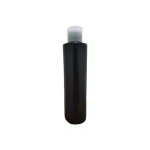 Frasco Preto 300ml c/ Tampa Natural