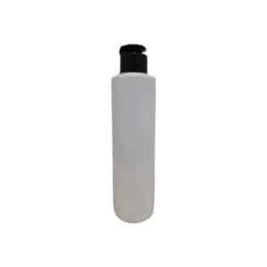 Frasco Branco Baixo 500ml c/ Tampa Preta