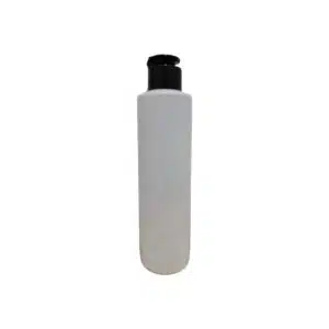 Frasco Branco Baixo 500ml c/ Tampa Preta