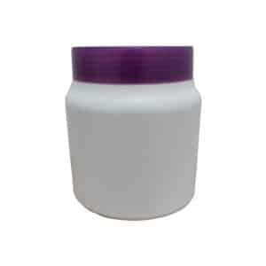 Pote 500grs Branco c/ tampa Lilás