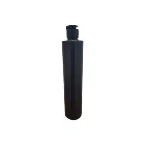 Frasco Preto Alto 500ml c/ Tampa Preta