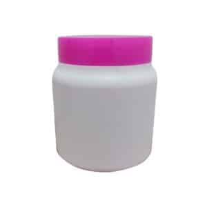 Pote 300grs Branco c/ tampa Rosa