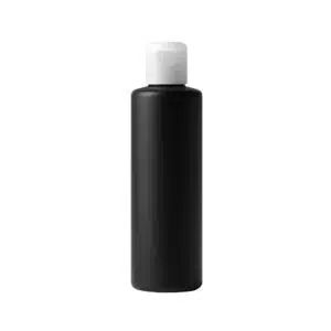 Frasco Preto 300ml c/ Tampa Natural