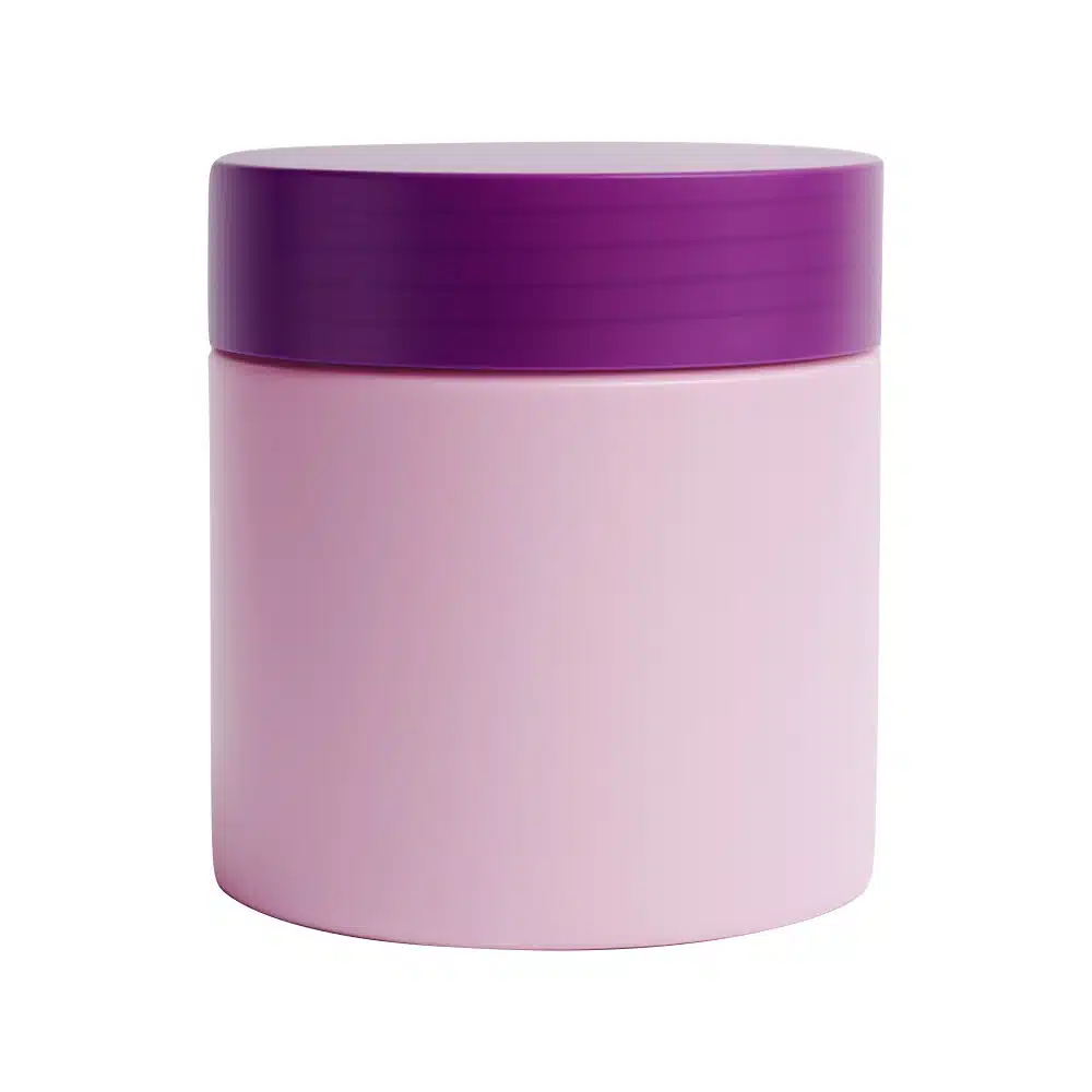 Pote 300g rosa c/ tampa lilás
