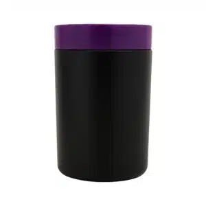 Pote 1kg Preto c/ tampa Roxa
