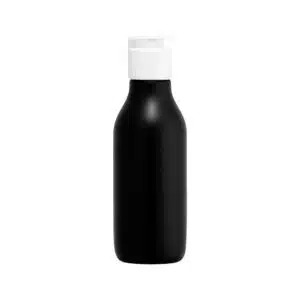 Frasco Polo Girafa Preto 300ml c/ Tampa Branca