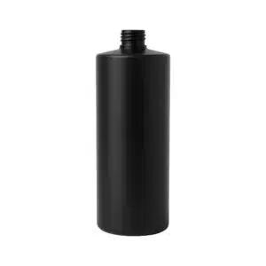 Frasco 500ml Baixo Preto s/ Tampa